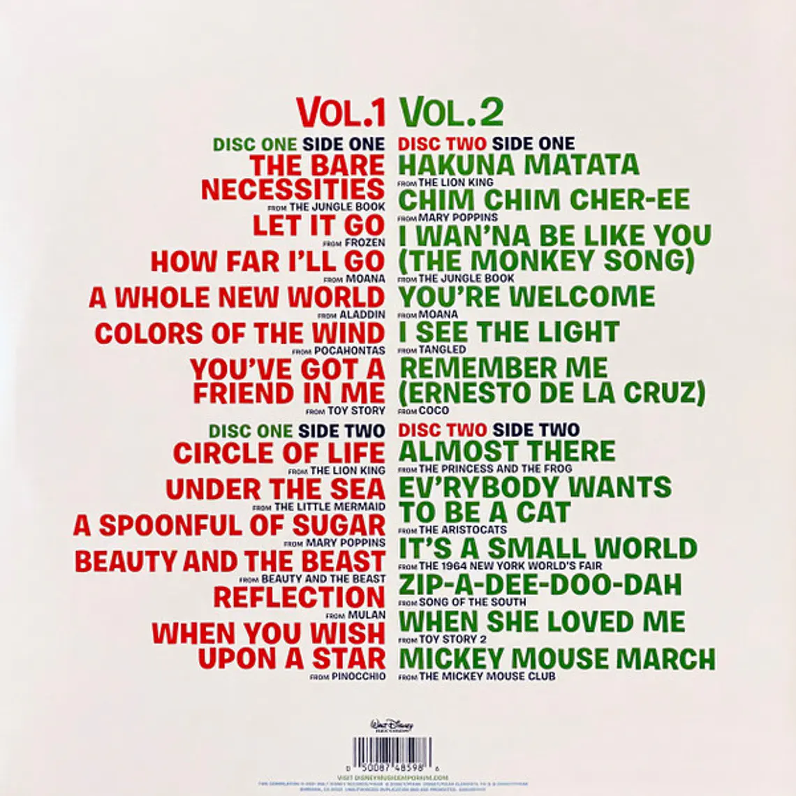 Disney Ultimate Hits Vol.1 & 2 2