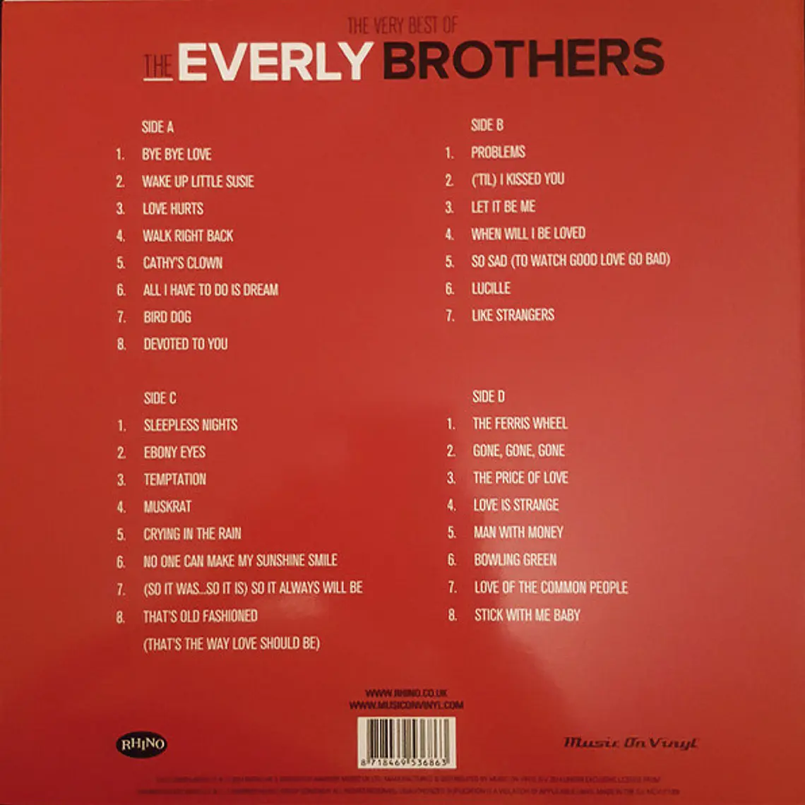 Everly Brothers – The Very Best Of The Everly Brothers 2