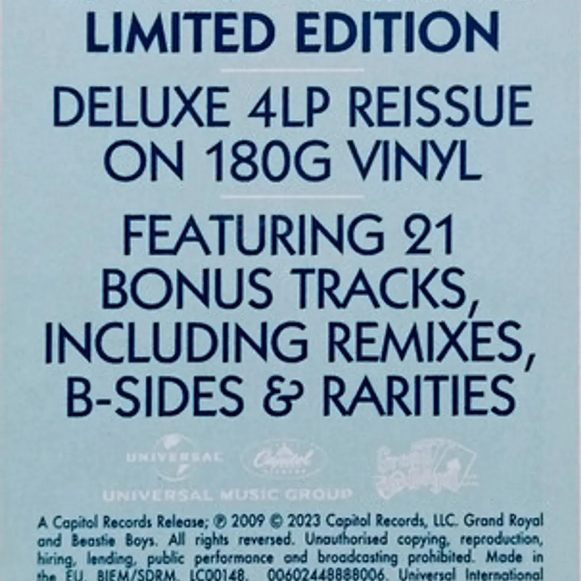 Beastie Boys – Hello Nasty Deluxe 4LP 4