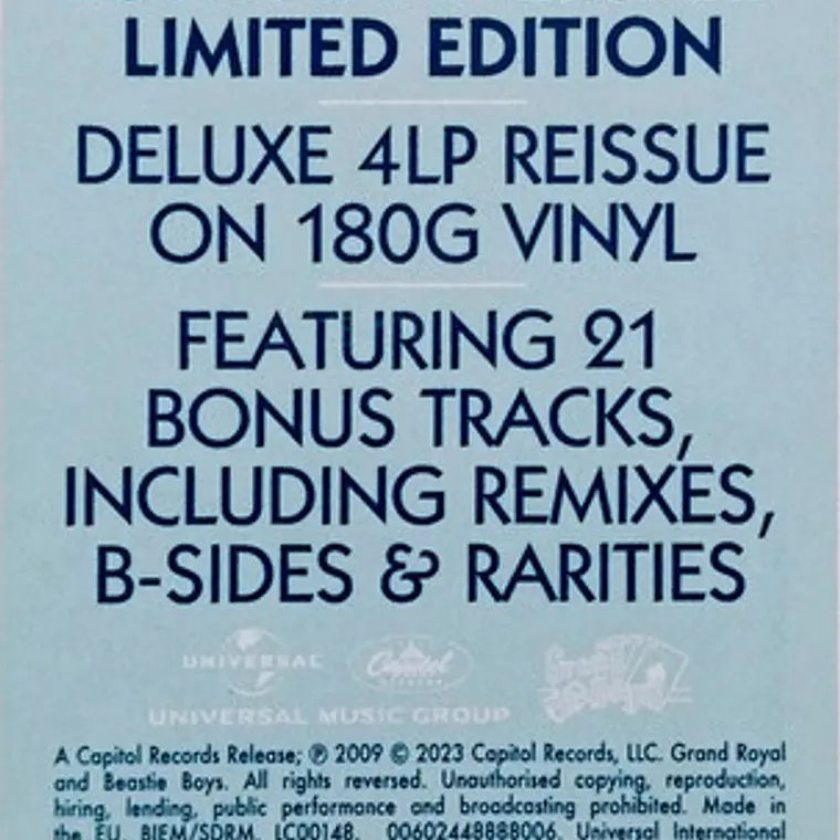 Beastie Boys – Hello Nasty Deluxe 4LP 4