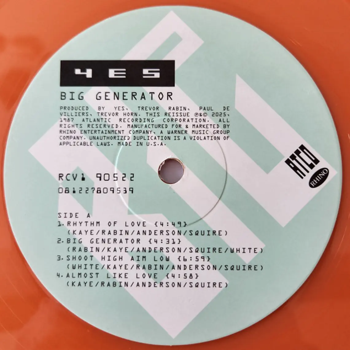 Yes – Big Generator EDICION LIMITADA 4