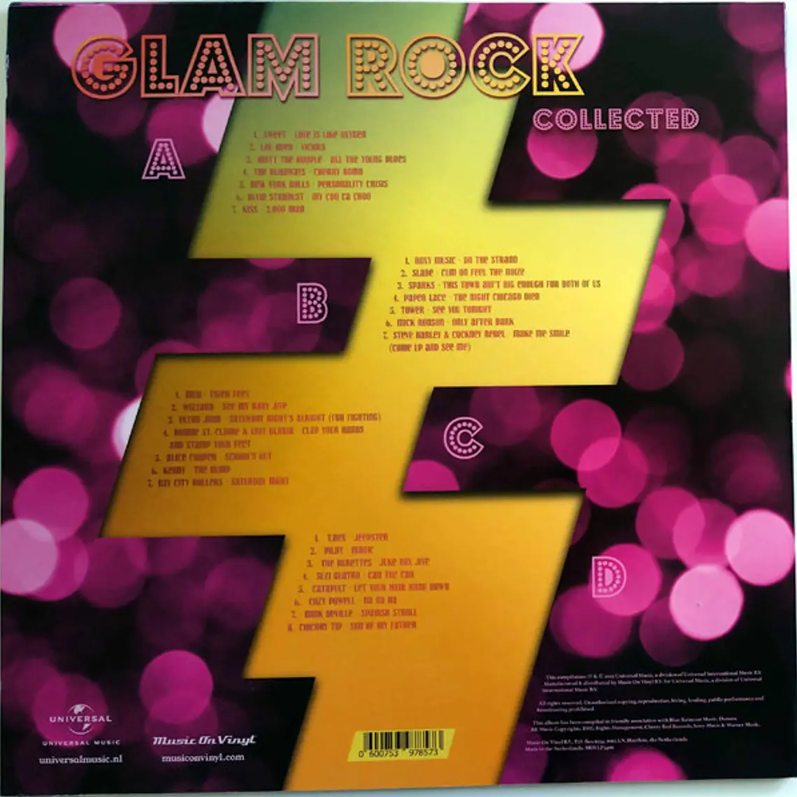 VARIOS -Glam Rock Collected 2 LPS EDICION LIMITADA NUMERADA 3