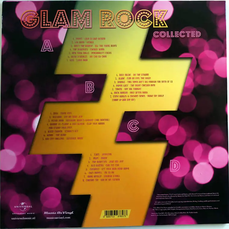 VARIOS -Glam Rock Collected 2 LPS EDICION LIMITADA NUMERADA 3