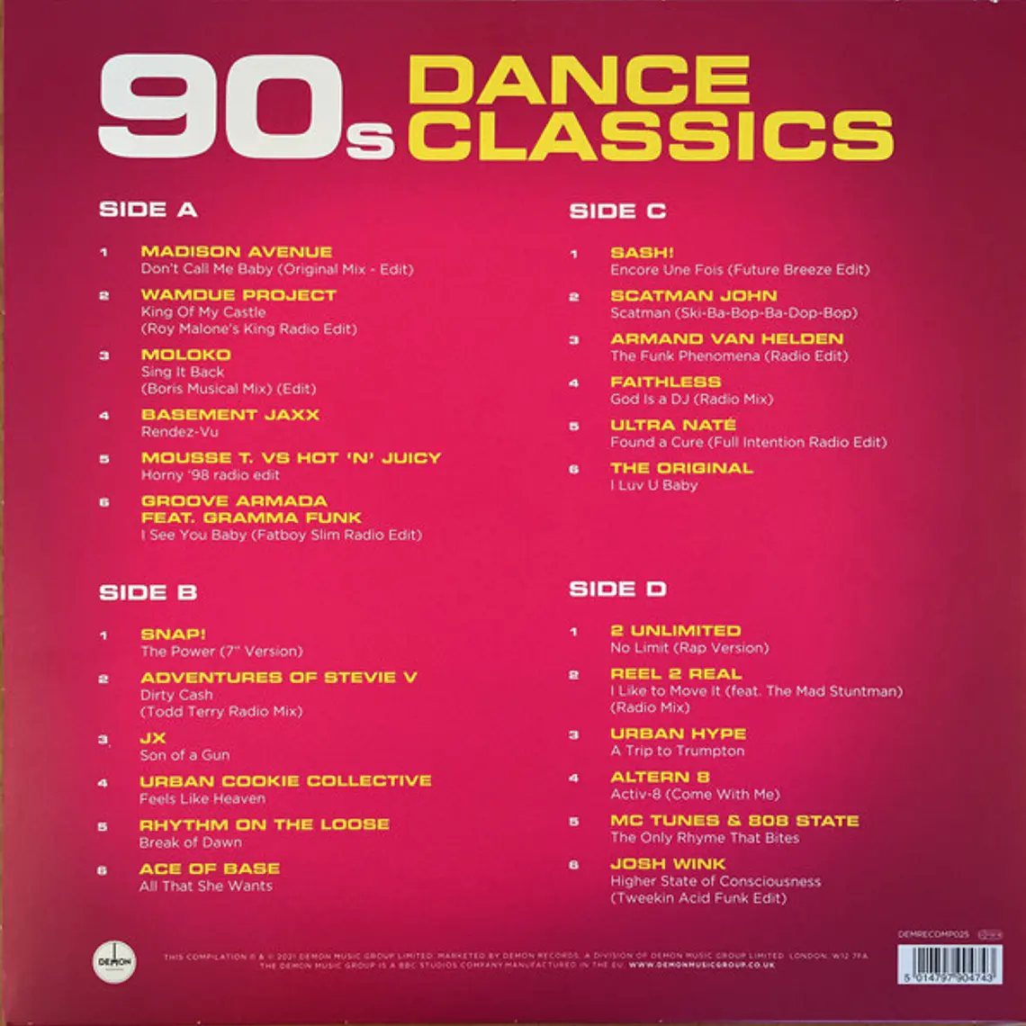 Various – 90s Dance Classics 2