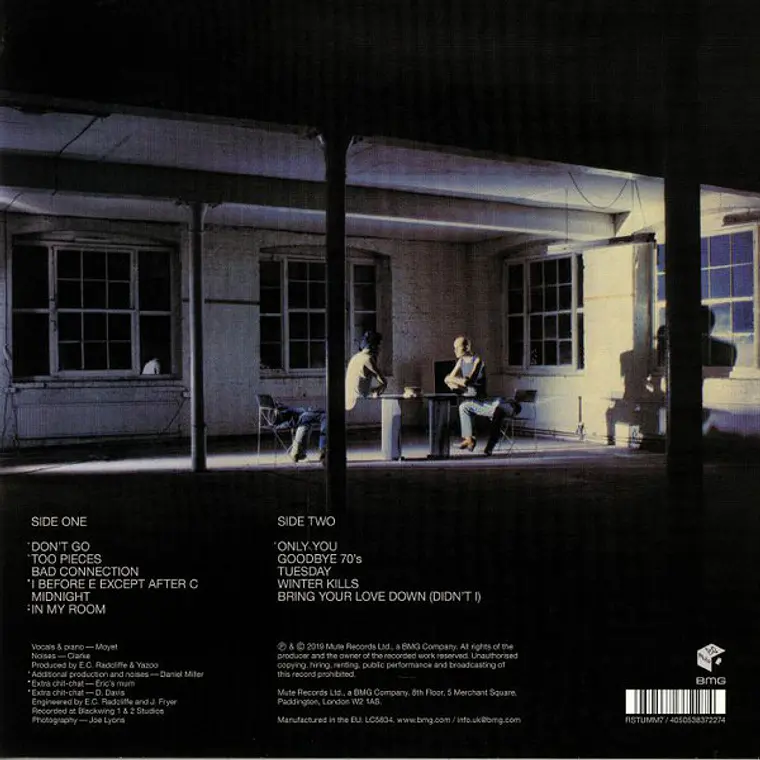 Yazoo – Upstairs At Eric's 2