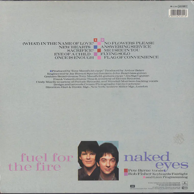 Naked Eyes – Fuel For The Fire / NM 2