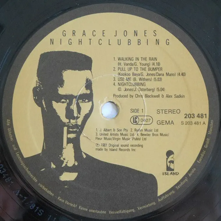 Grace Jones – Nightclubbing / NM 3