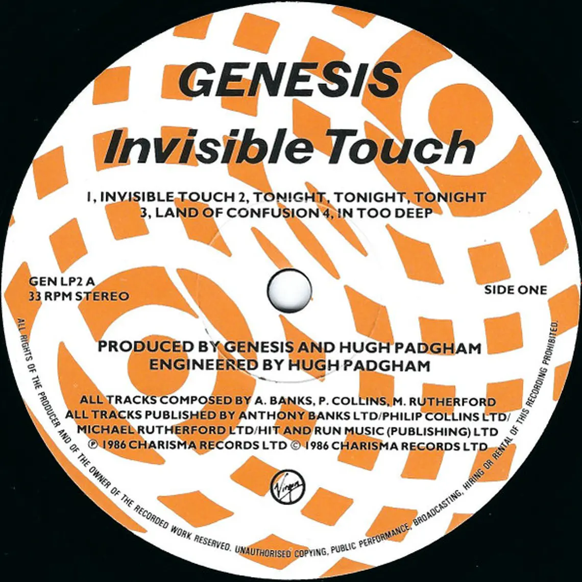 Genesis – Invisible Touch / NM 3