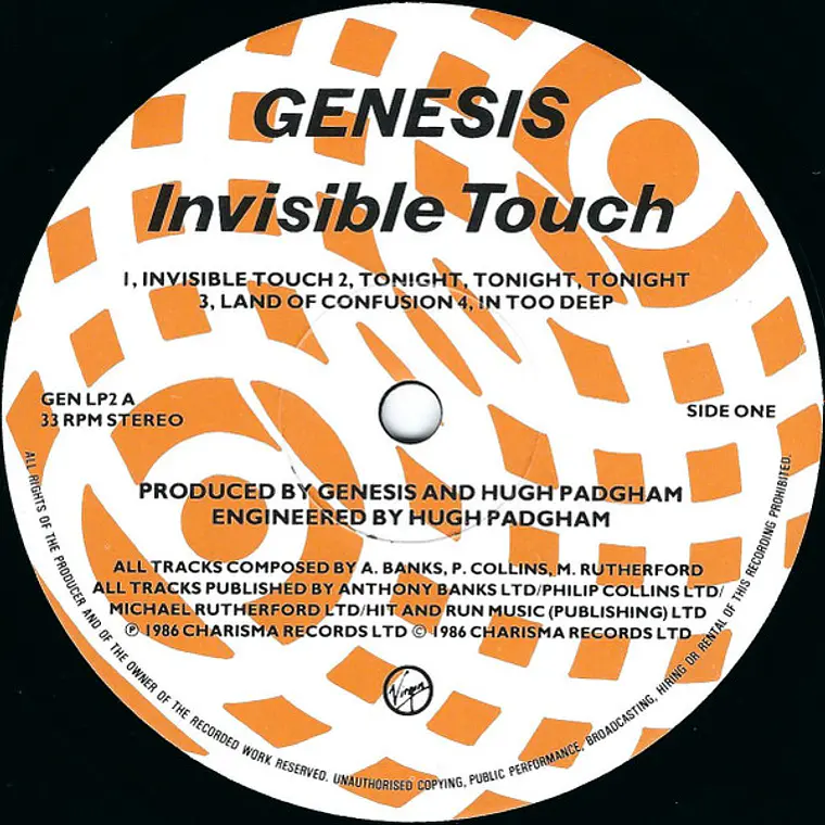 Genesis – Invisible Touch / NM 3
