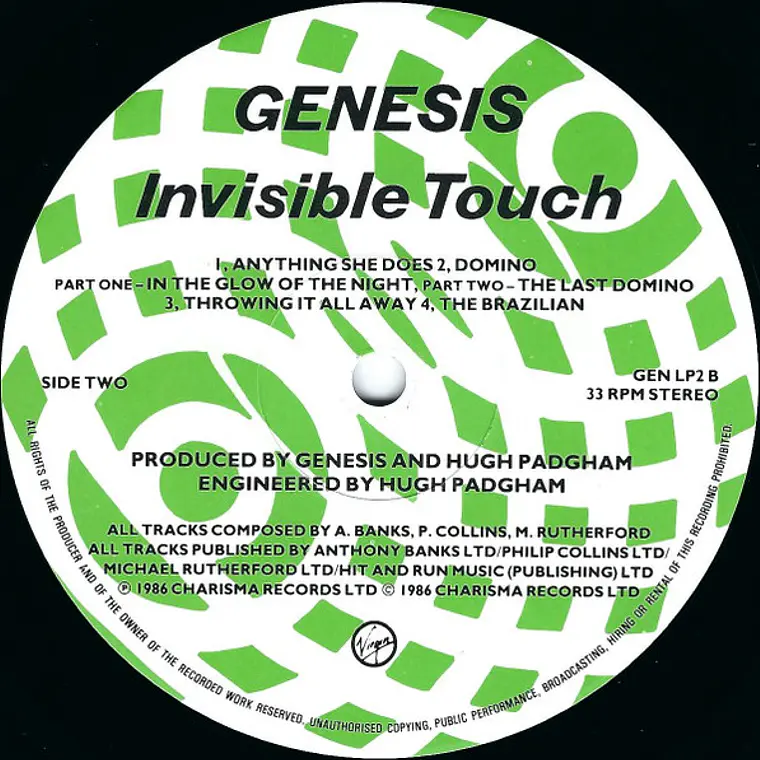 Genesis – Invisible Touch / NM 4