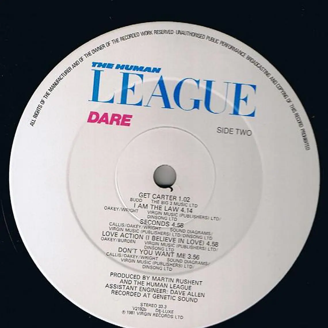 The Human League – Dare / NM 4
