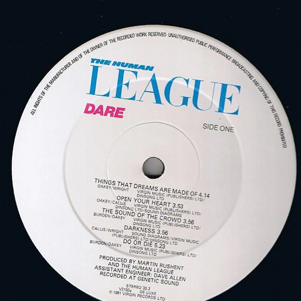 The Human League – Dare / NM 5