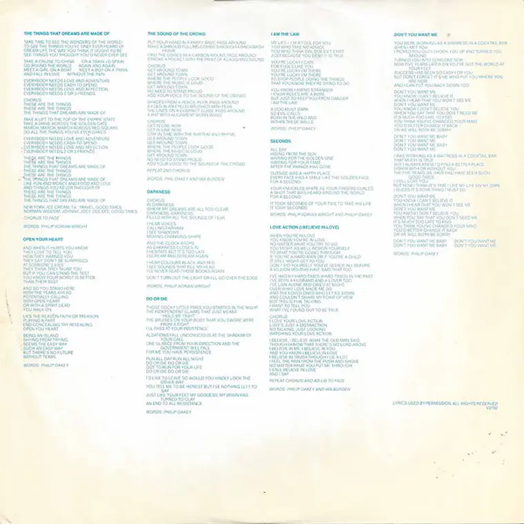 The Human League – Dare / NM 6
