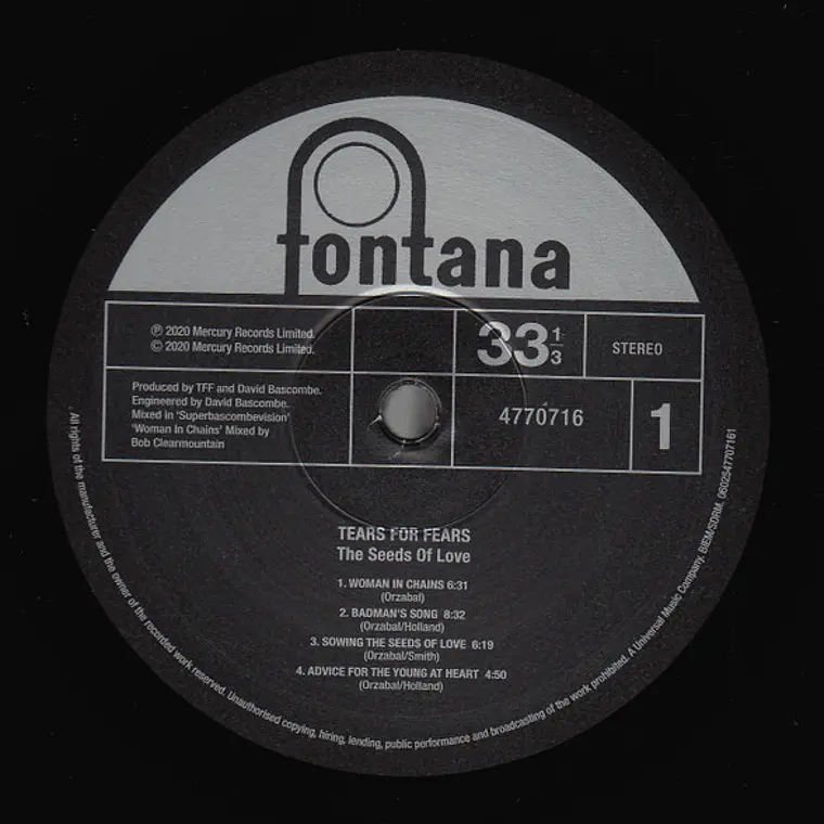 Tears For Fears – The Seeds Of Love 3