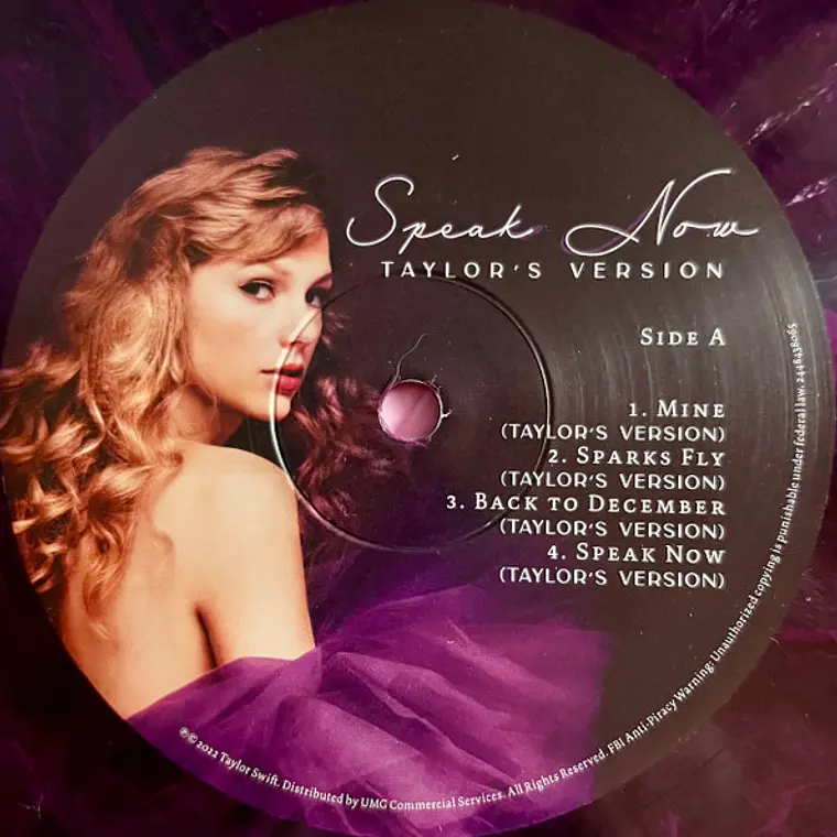 ión General.  Taylor Swift – Speak Now (Taylor's Version) 2