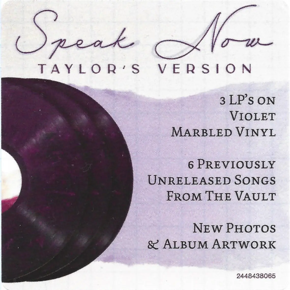 ión General.  Taylor Swift – Speak Now (Taylor's Version) 3