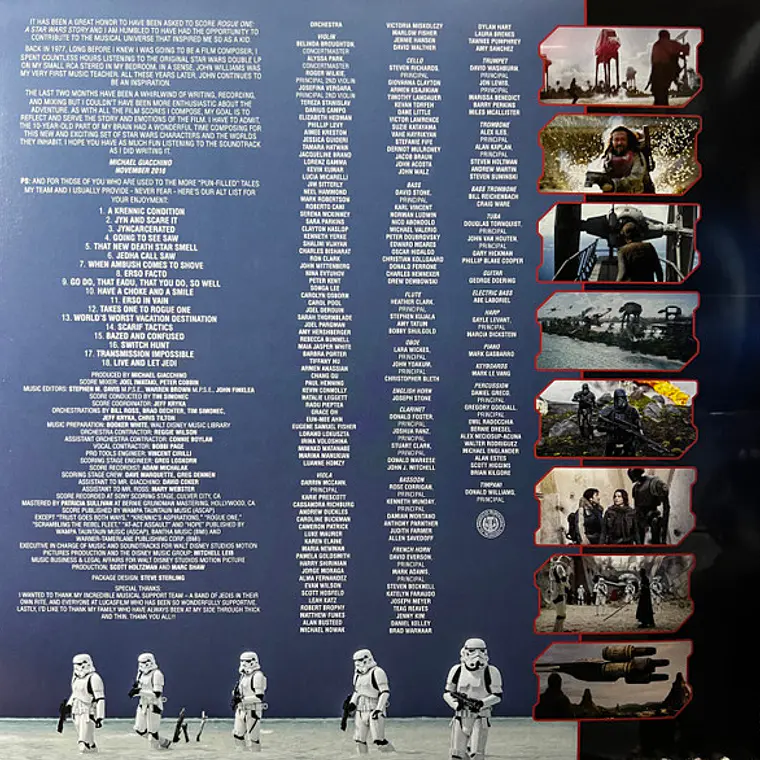 Michael Giacchino – Rogue One (A Star Wars Story) EDICION 2017 SELLADO 5