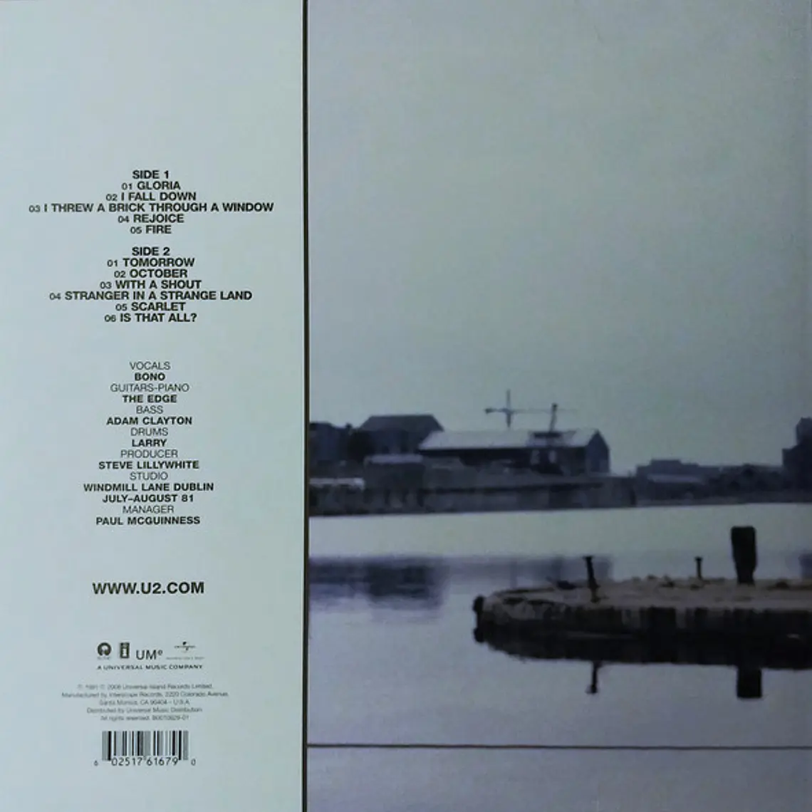 U2 – October   USADO COMO NUEVO RE 2008 2