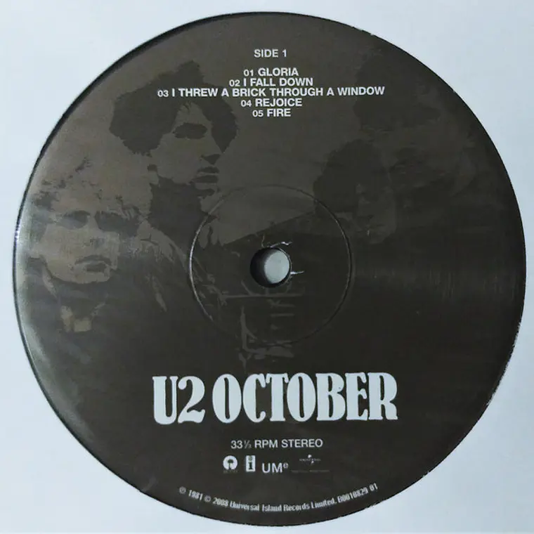 U2 – October   USADO COMO NUEVO RE 2008 5