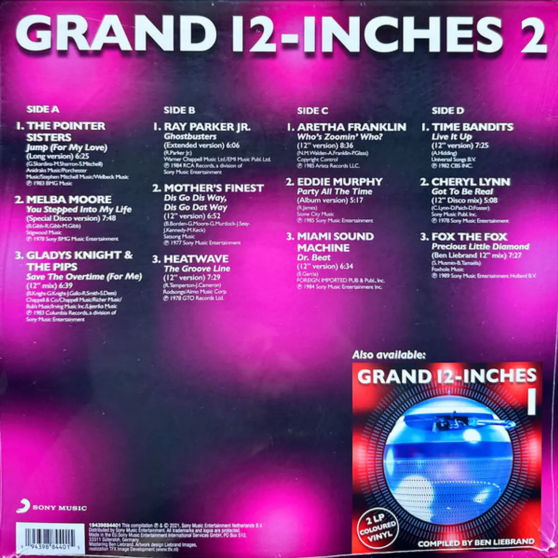 VARIOS -Ben Liebrand – Grand 12 Inches 2  USADO COMO NUEVO  2