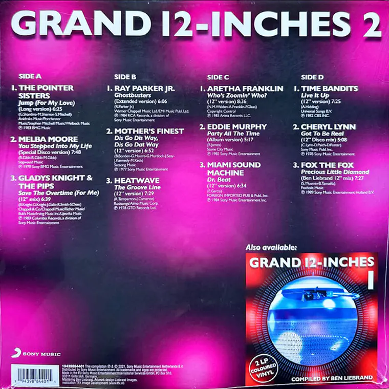 VARIOS -Ben Liebrand – Grand 12 Inches 2  USADO COMO NUEVO  2