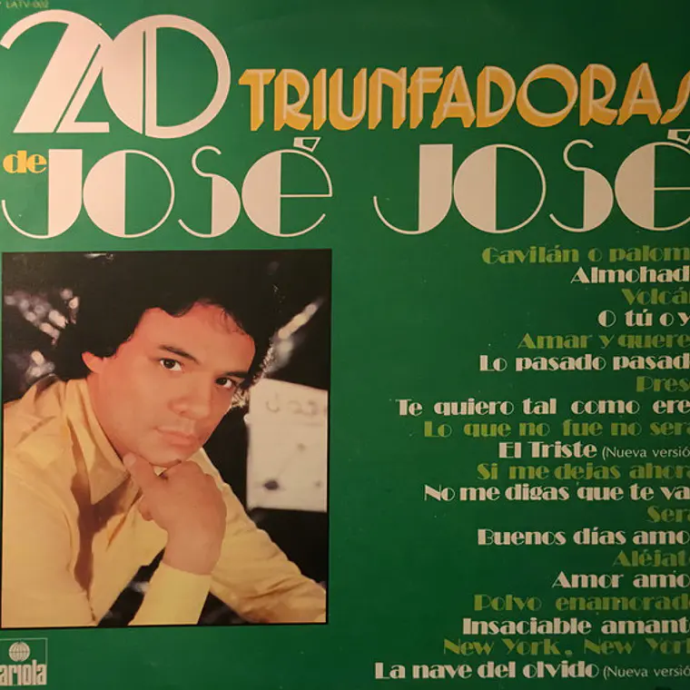 José José – 20 Triunfadoras de José José 1