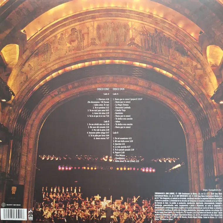 Juan Gabriel – En El Palacio De Bellas Artes (Edición conmemorativa 10ª Aniversario) 2
