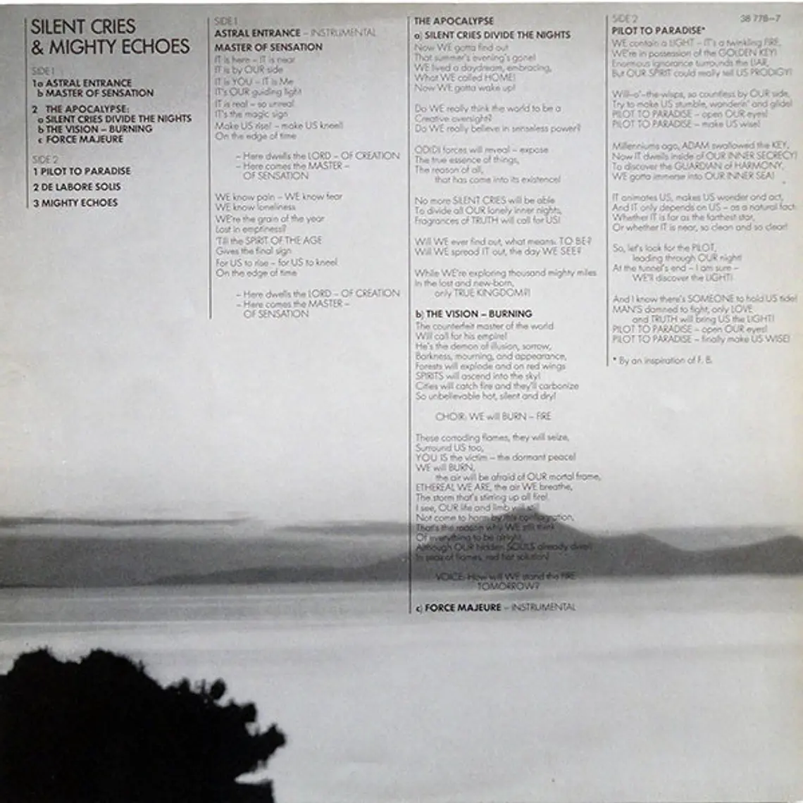 Eloy – Silent Cries And Mighty Echoes / NM / EXC 5