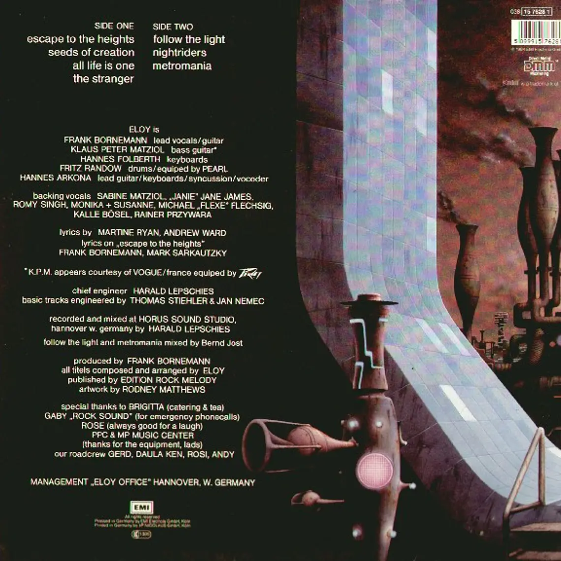 Eloy – Metromania  / NM / EXC 2