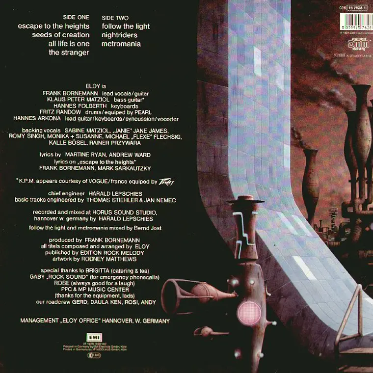 Eloy – Metromania  / NM / EXC 2