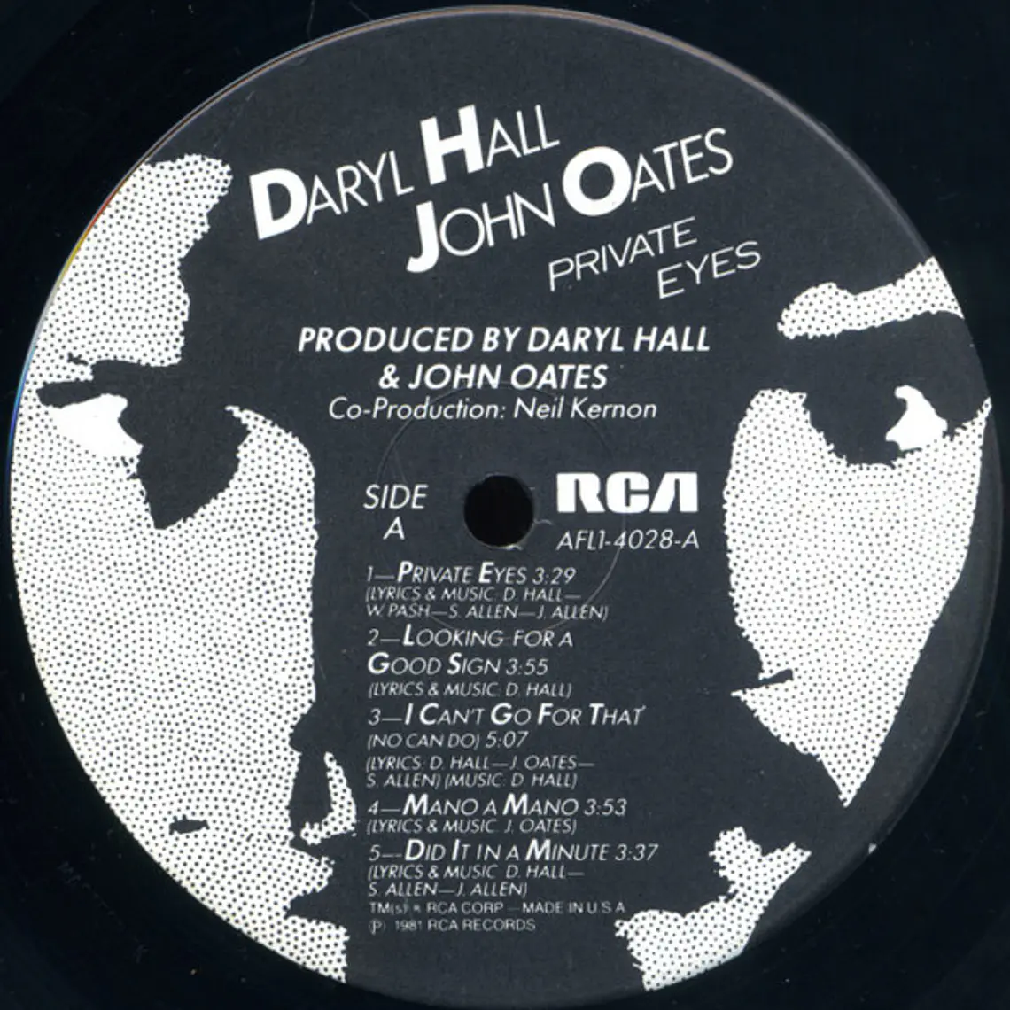 Daryl Hall, John Oates* – Private Eyes 4