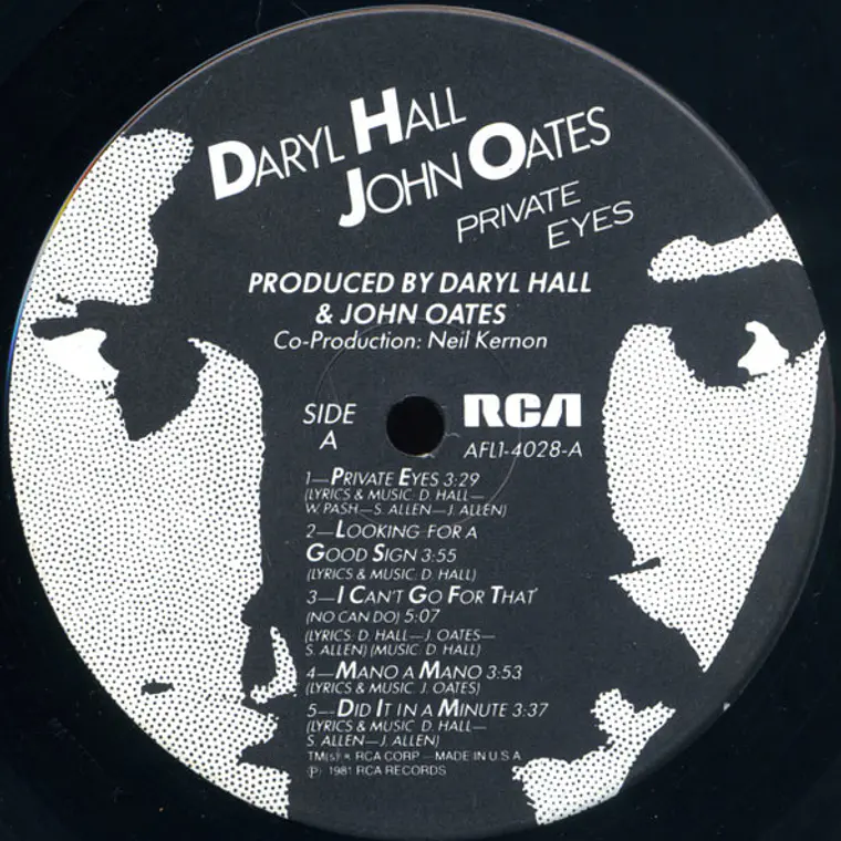 Daryl Hall, John Oates* – Private Eyes 4