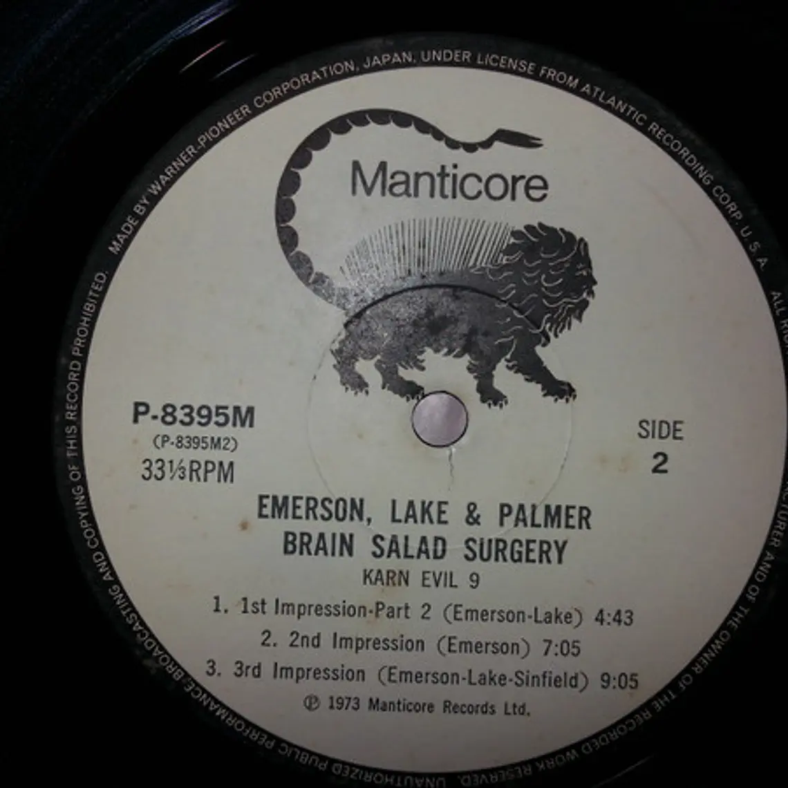 Emerson, Lake & Palmer – Brain Salad Surgery /NM/ JAPAN/ NO OBI 6