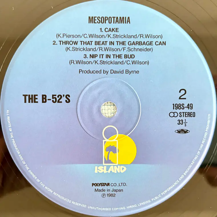 The B-52's – Mesopotamia / NM/JAPAN/NO OBI 3
