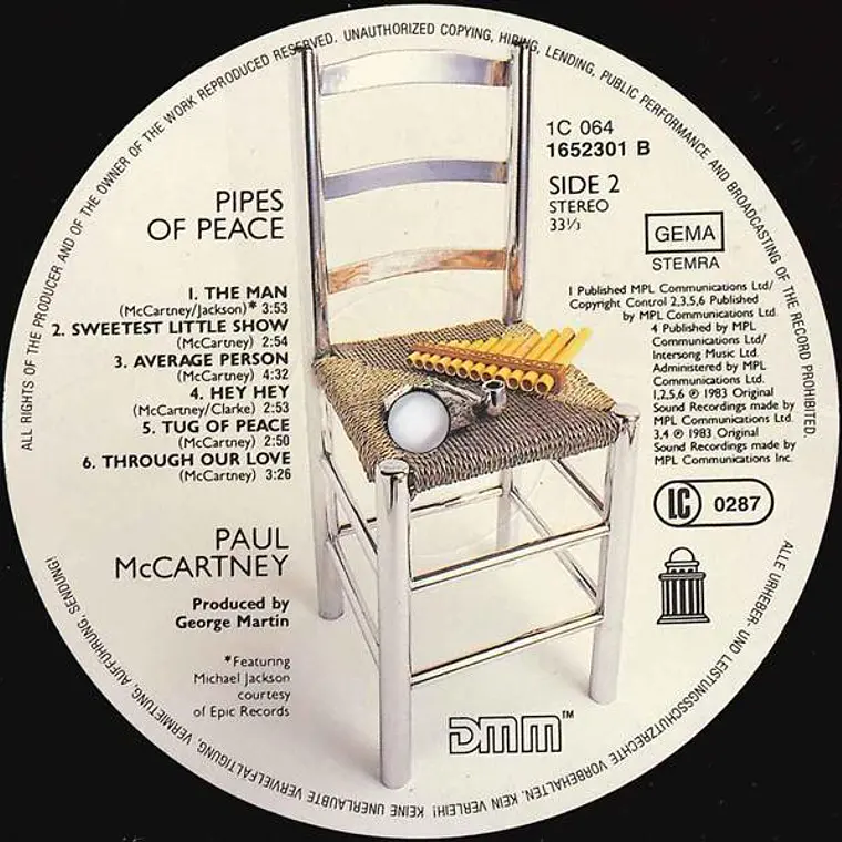 Paul McCartney – Pipes Of Peace  3