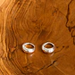 Aros Gota Presión Plateados - Miniatura 2