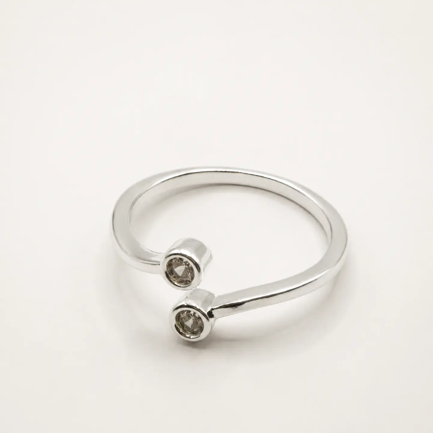 Anillo Circones Regulable Plateado 1