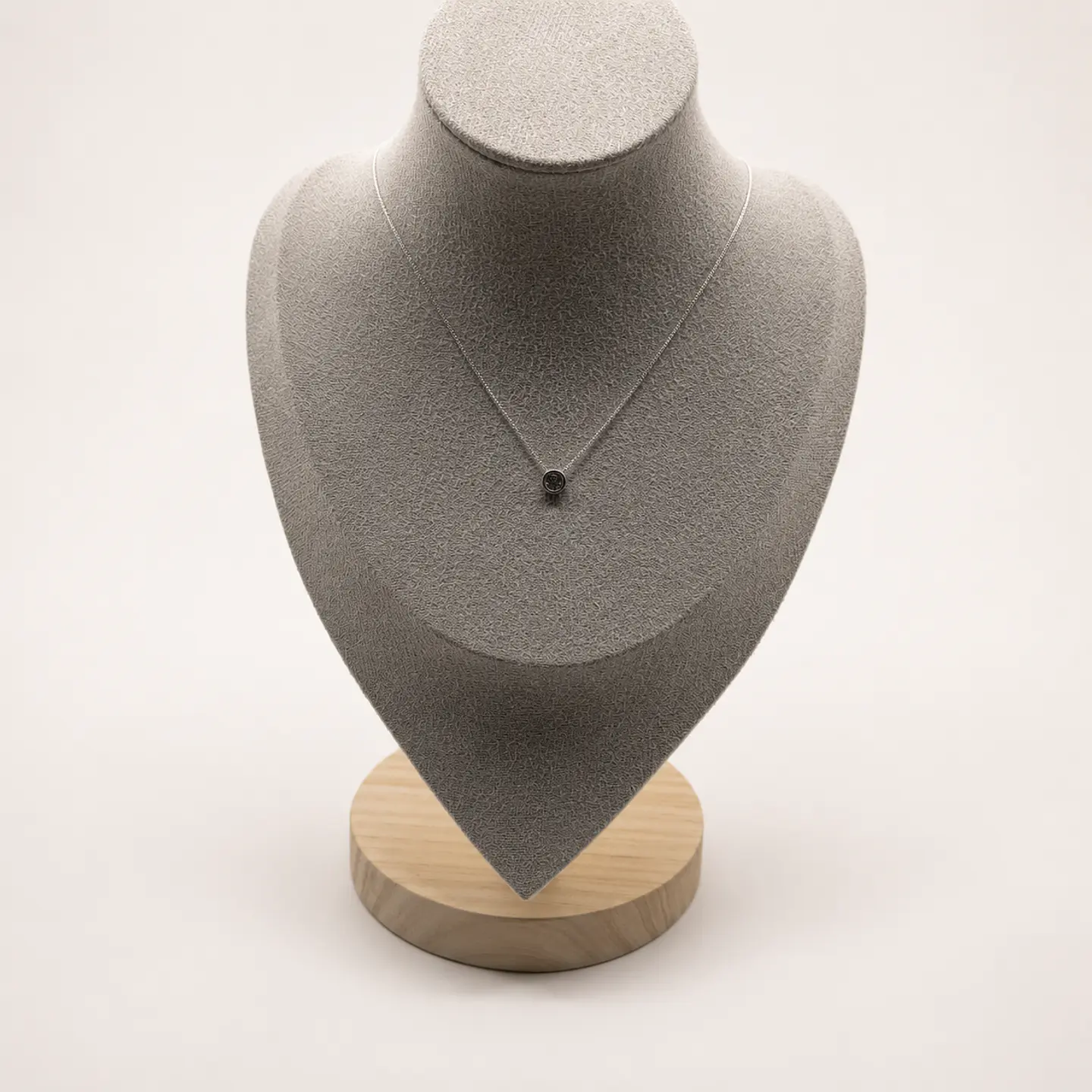 Collar Punto de Luz Plateado 5