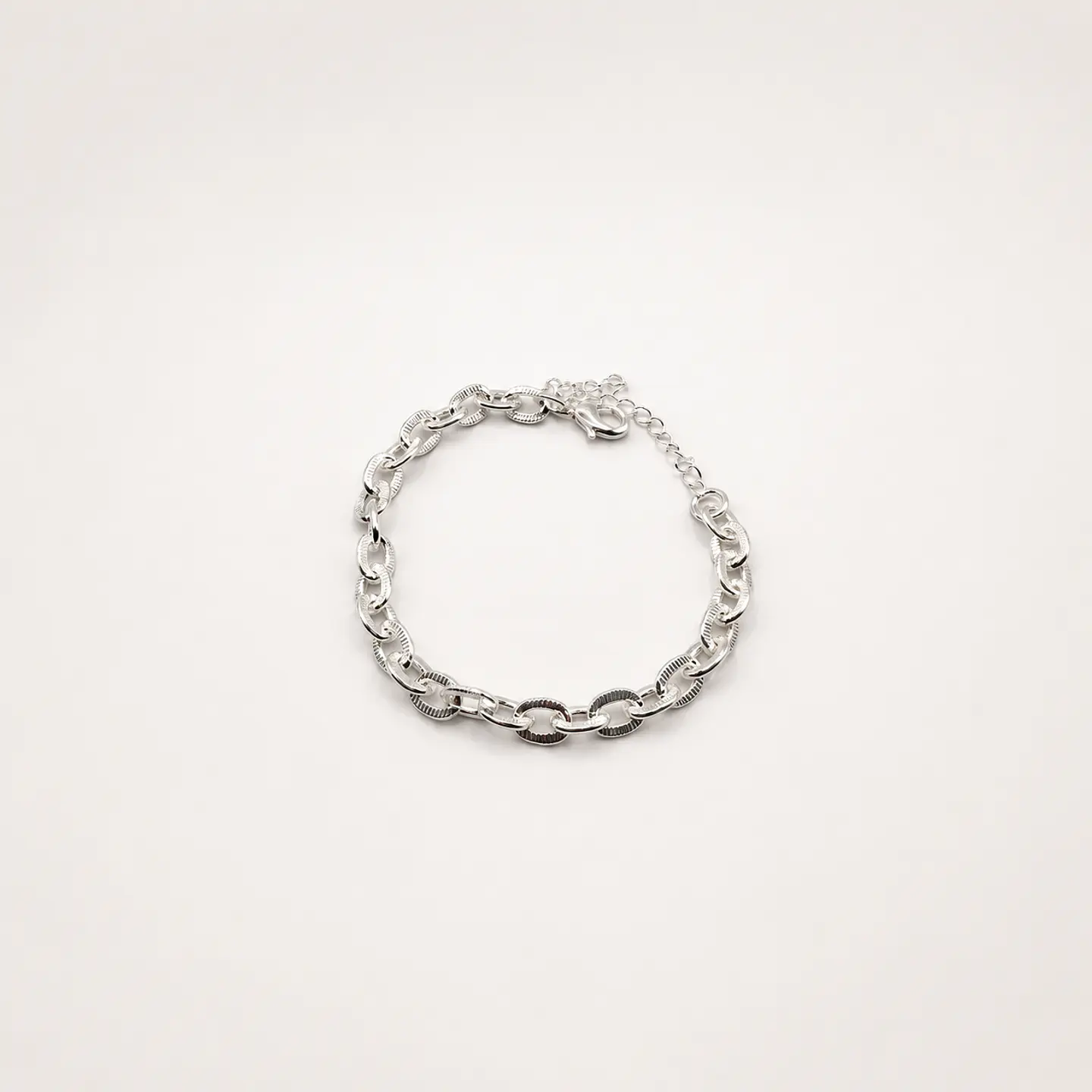 Pulsera Eslabón Cartier Plateada 1