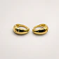 Aros Gota Presión Bañados en Oro - Miniatura 1