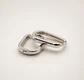 Aros Argolla Rectangular Bañados en Plata - Miniatura 2