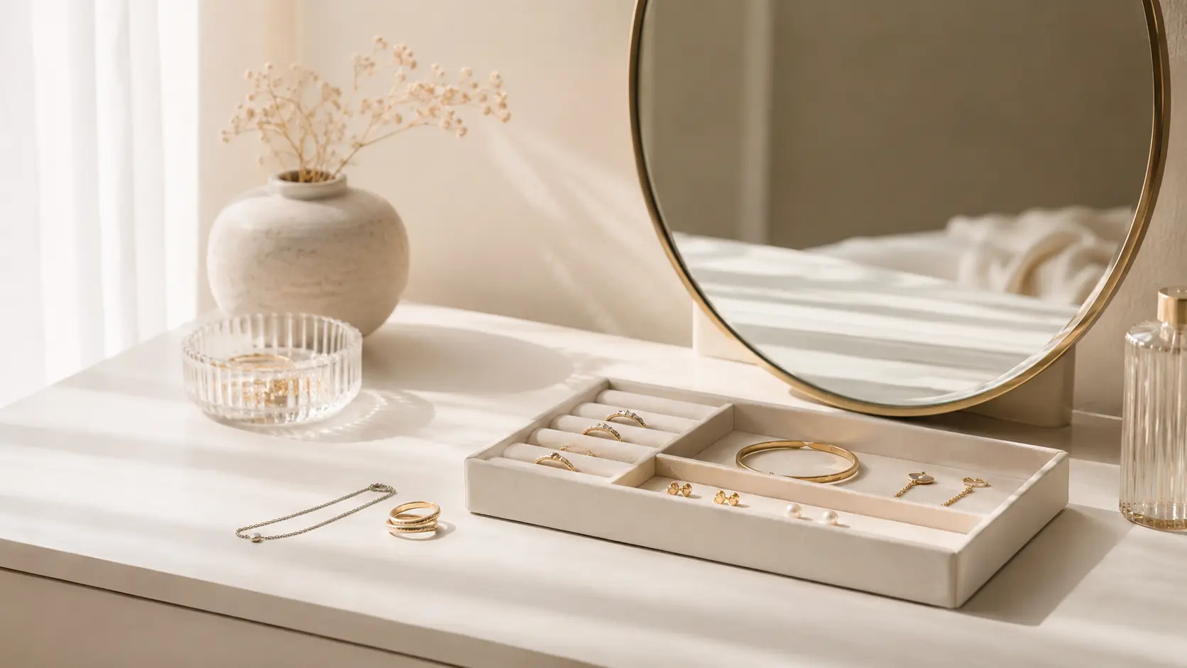 Cómo organizar tus joyas en casa: 10 ideas prácticas y bonitas