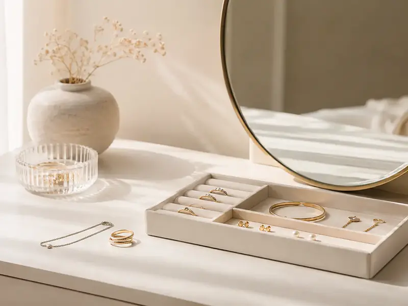 Cómo organizar tus joyas en casa: 10 ideas prácticas y bonitas