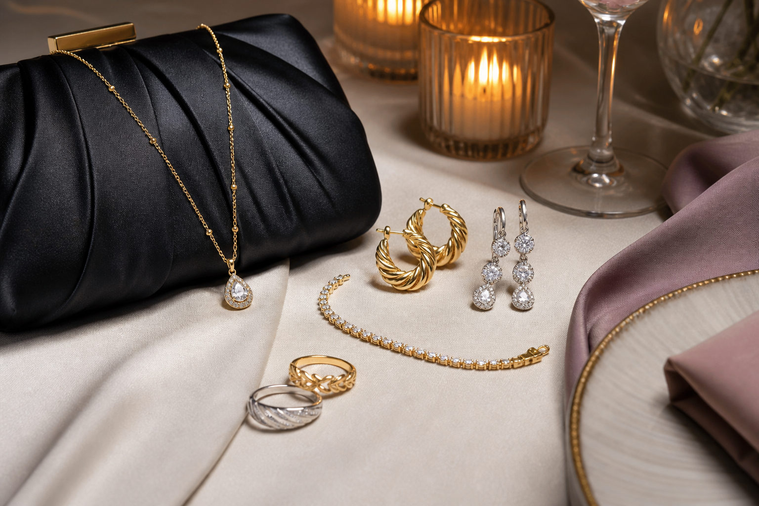 Qué joyas usar para una cena elegante: guía para acertar