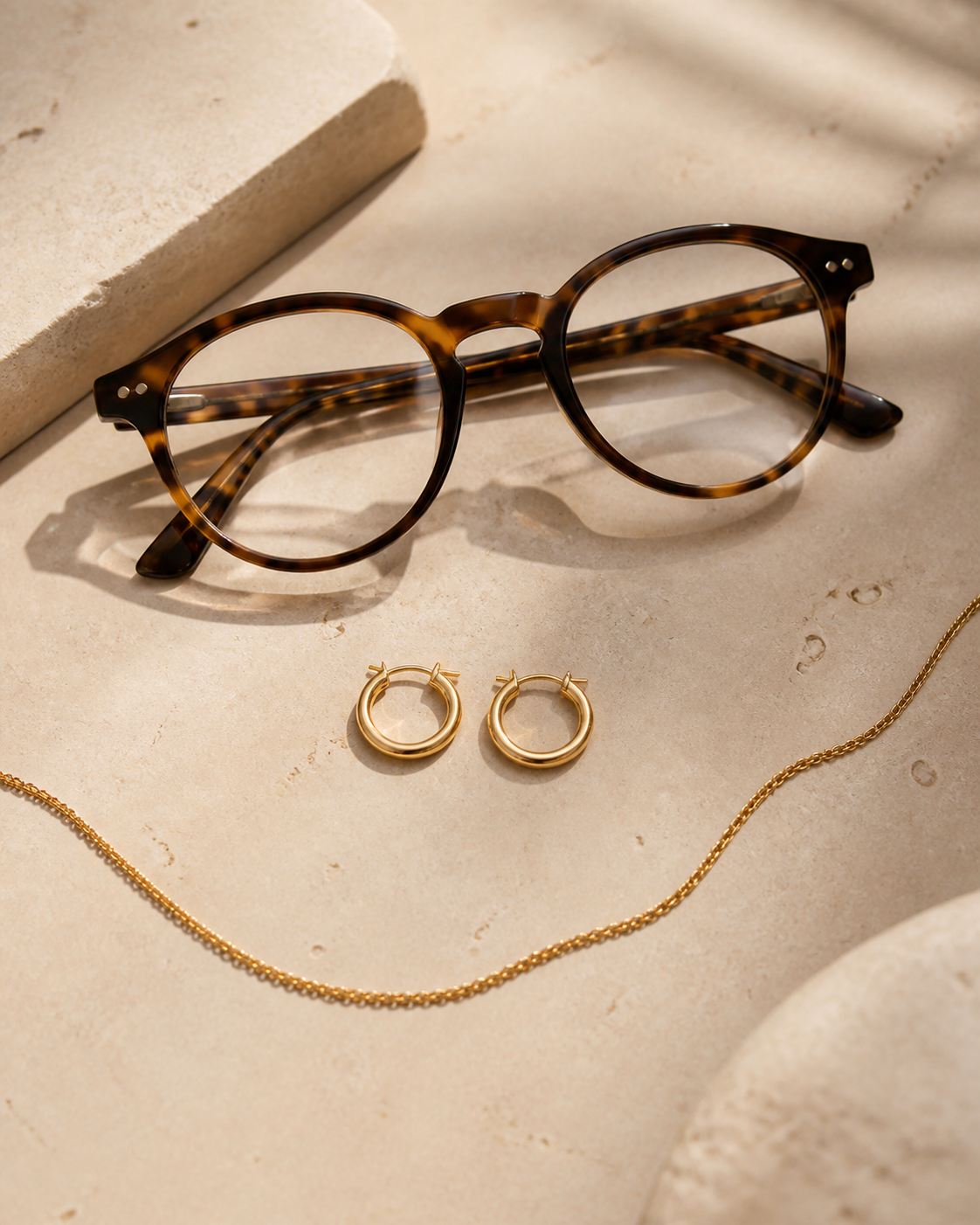 Qué joyas usar con lentes: guía para equilibrar tu look