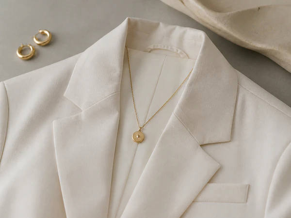 Qué joyas usar con un blazer: guía para un look elegante