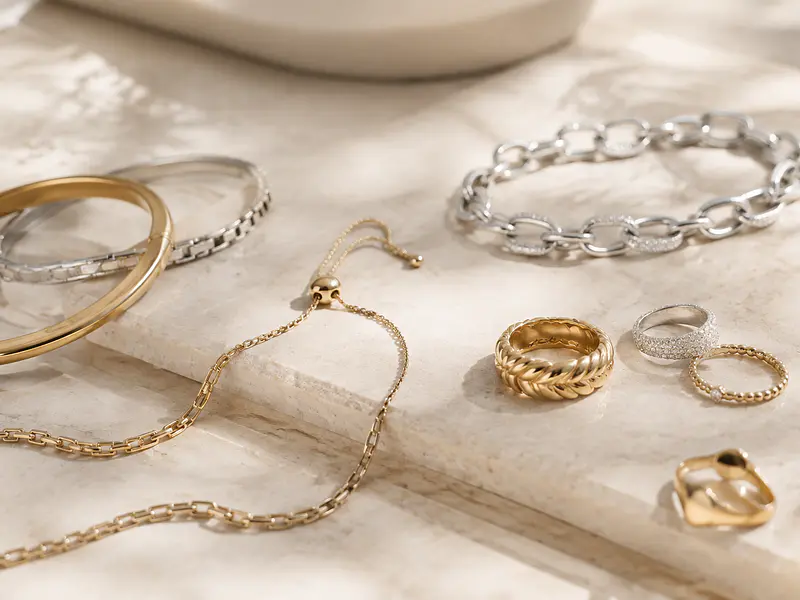 Cómo combinar pulseras y anillos: guía para crear un set equilibrado