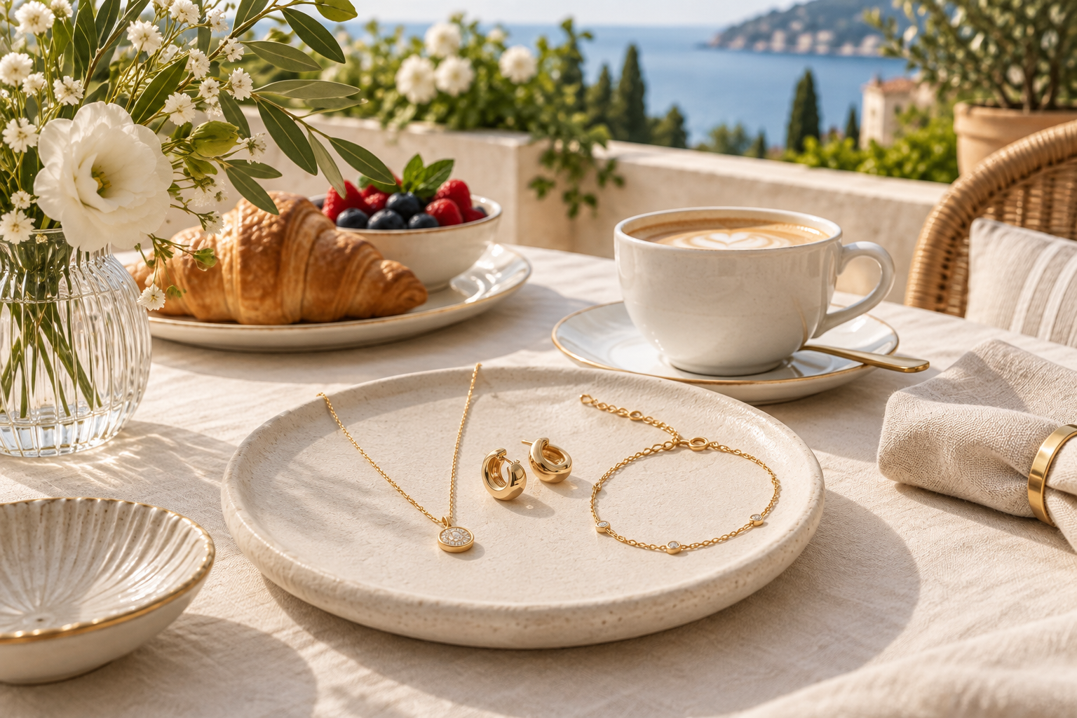 Joyas para un brunch: ideas para un look de día cómodo y elegante