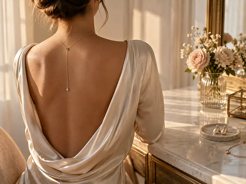 Qué collar usar con una espalda descubierta: guía de largos y estilo