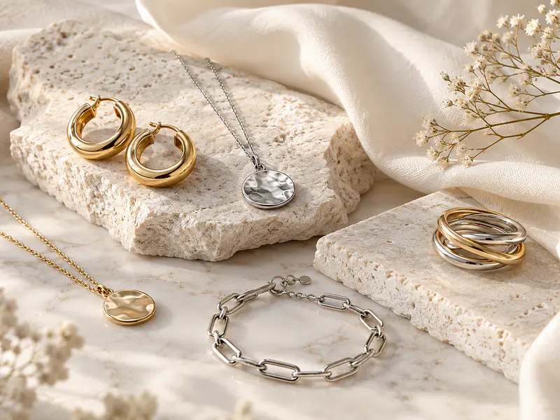Metales de joyería: cómo elegir entre dorado, plateado y acero